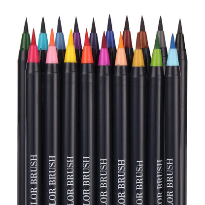 Watercolour brush pens (20-piece set)