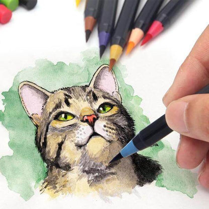 Watercolour brush pens (20-piece set)
