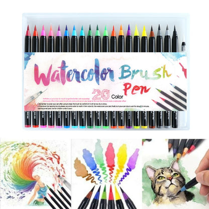 Watercolour brush pens (20-piece set)