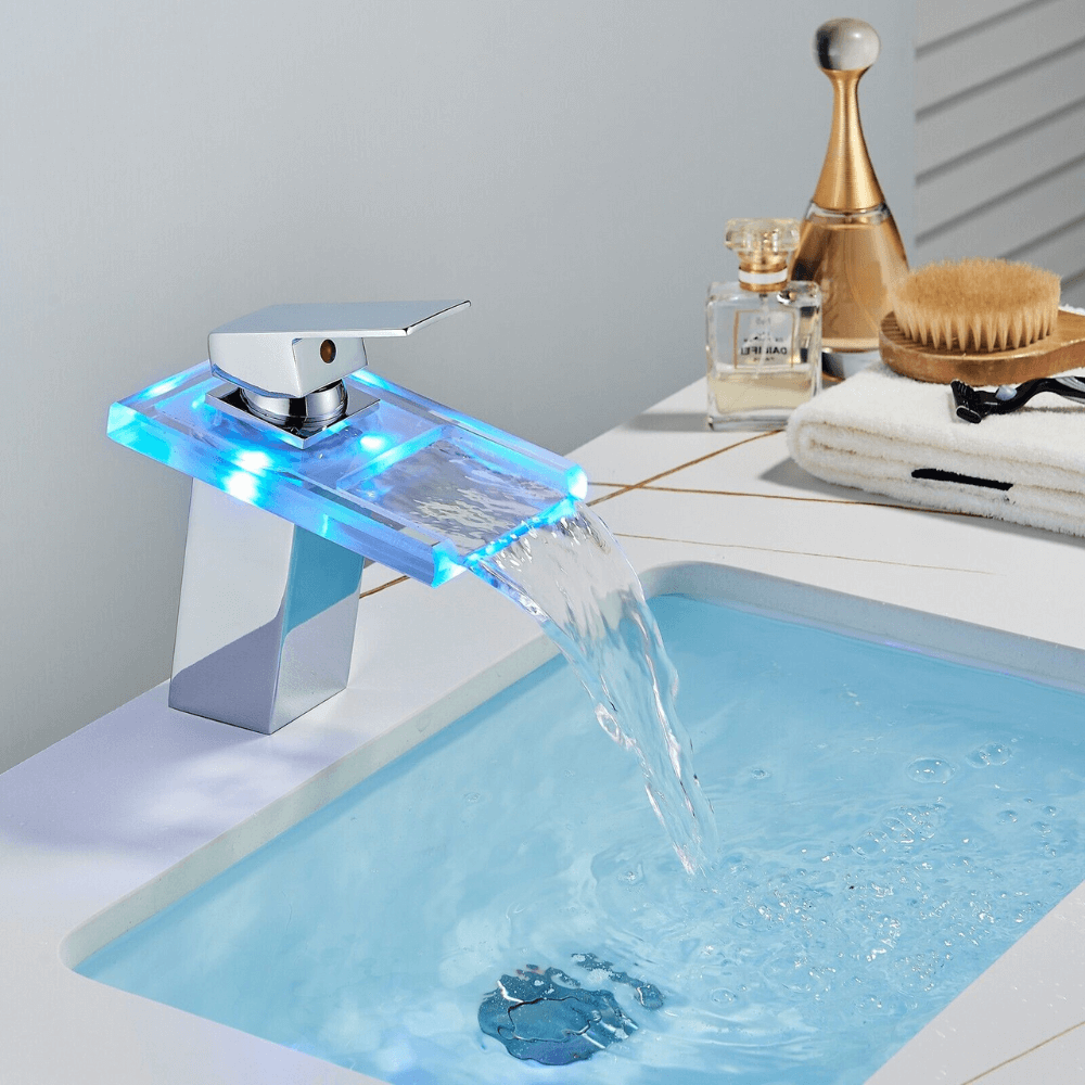 Waterfall LED Basin Tap