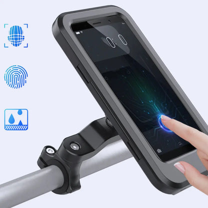 Waterproof 360° magnetic bicycle phone holder