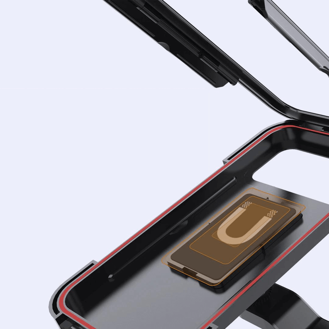 Waterproof 360° magnetic bicycle phone holder
