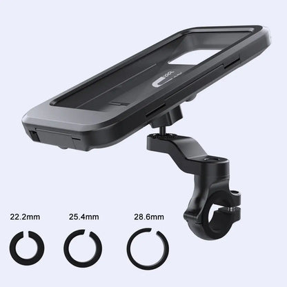 Waterproof 360° magnetic bicycle phone holder