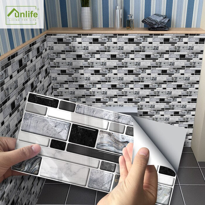 Waterproof 3D Tile Stickers (9 pieces)