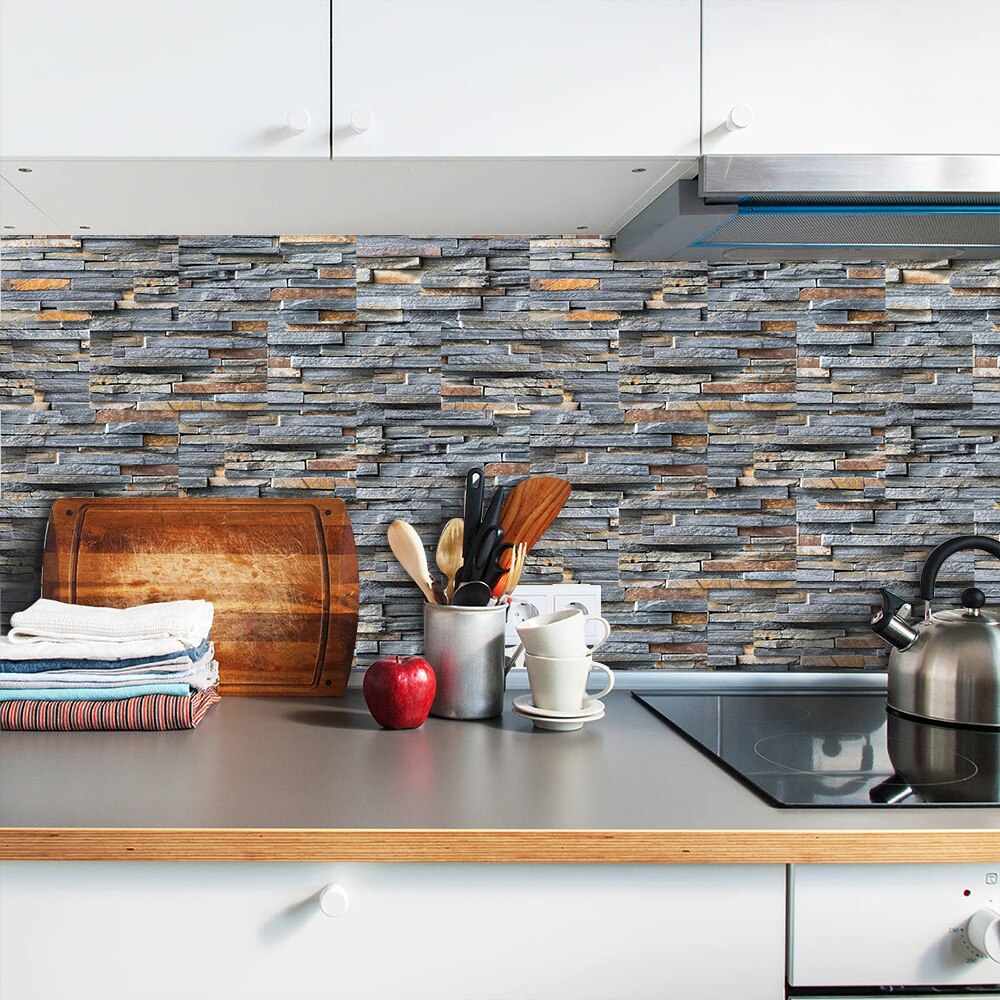 Waterproof 3D Tile Stickers (9 pieces)