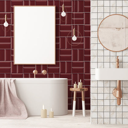 Waterproof 3D Tile Stickers (9 pieces)