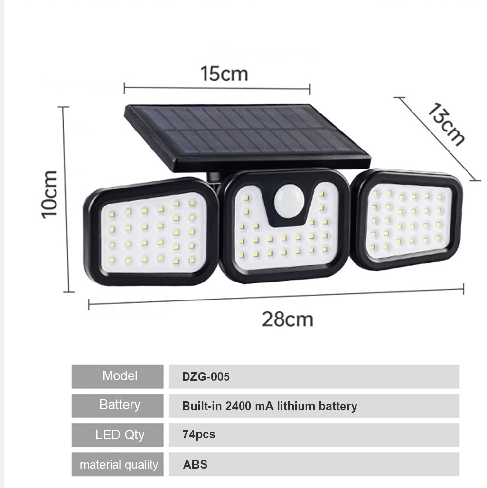 Waterproof Solar Flood Outdoor Light