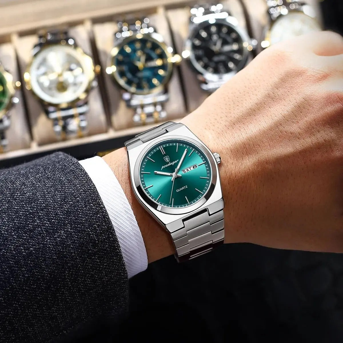 Waterproof Stainless Steel Men's Watch