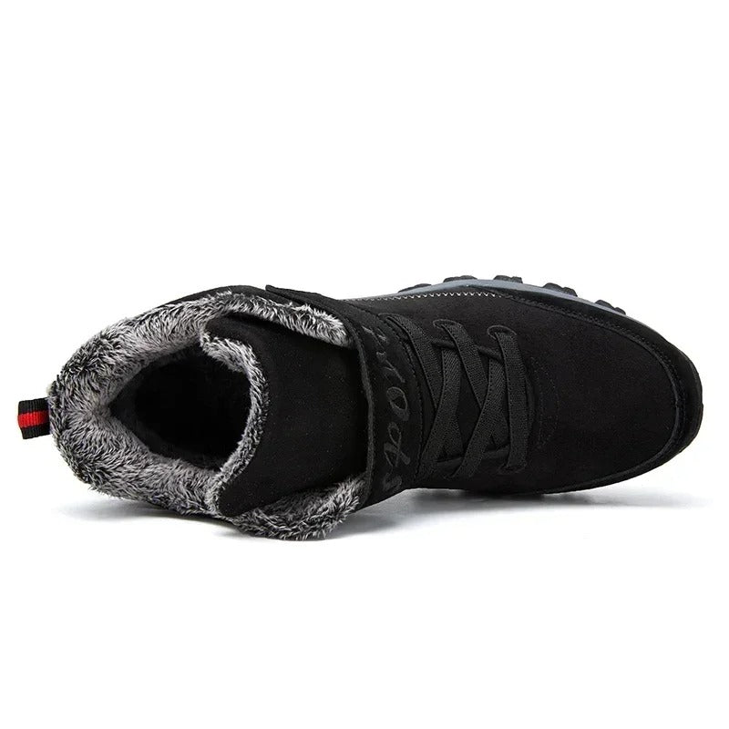 Waterproof men's winter ankle boots