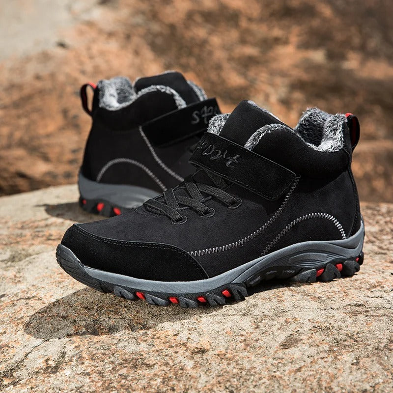 Waterproof men's winter ankle boots