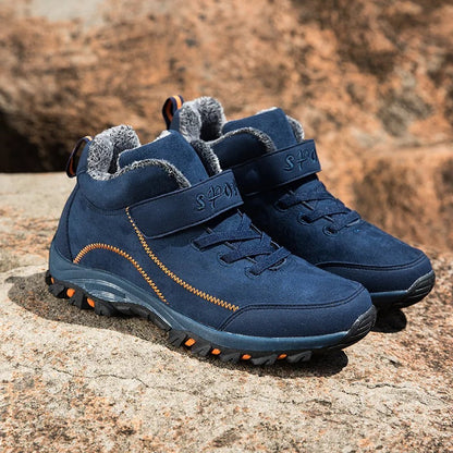 Waterproof men's winter ankle boots