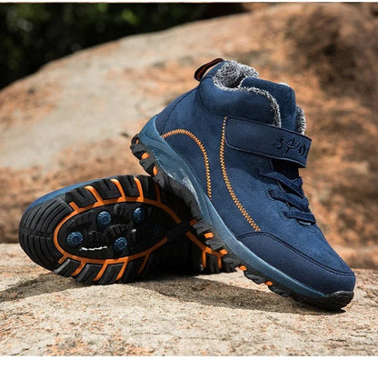 Waterproof men's winter ankle boots