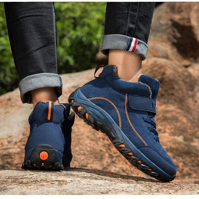 Waterproof men's winter ankle boots