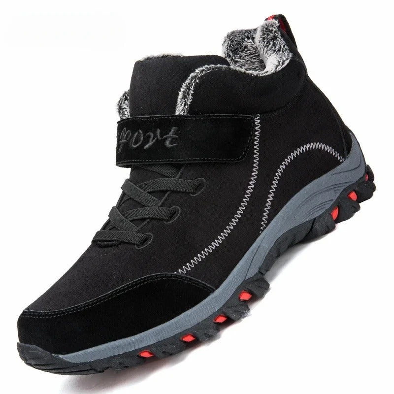 Waterproof men's winter ankle boots