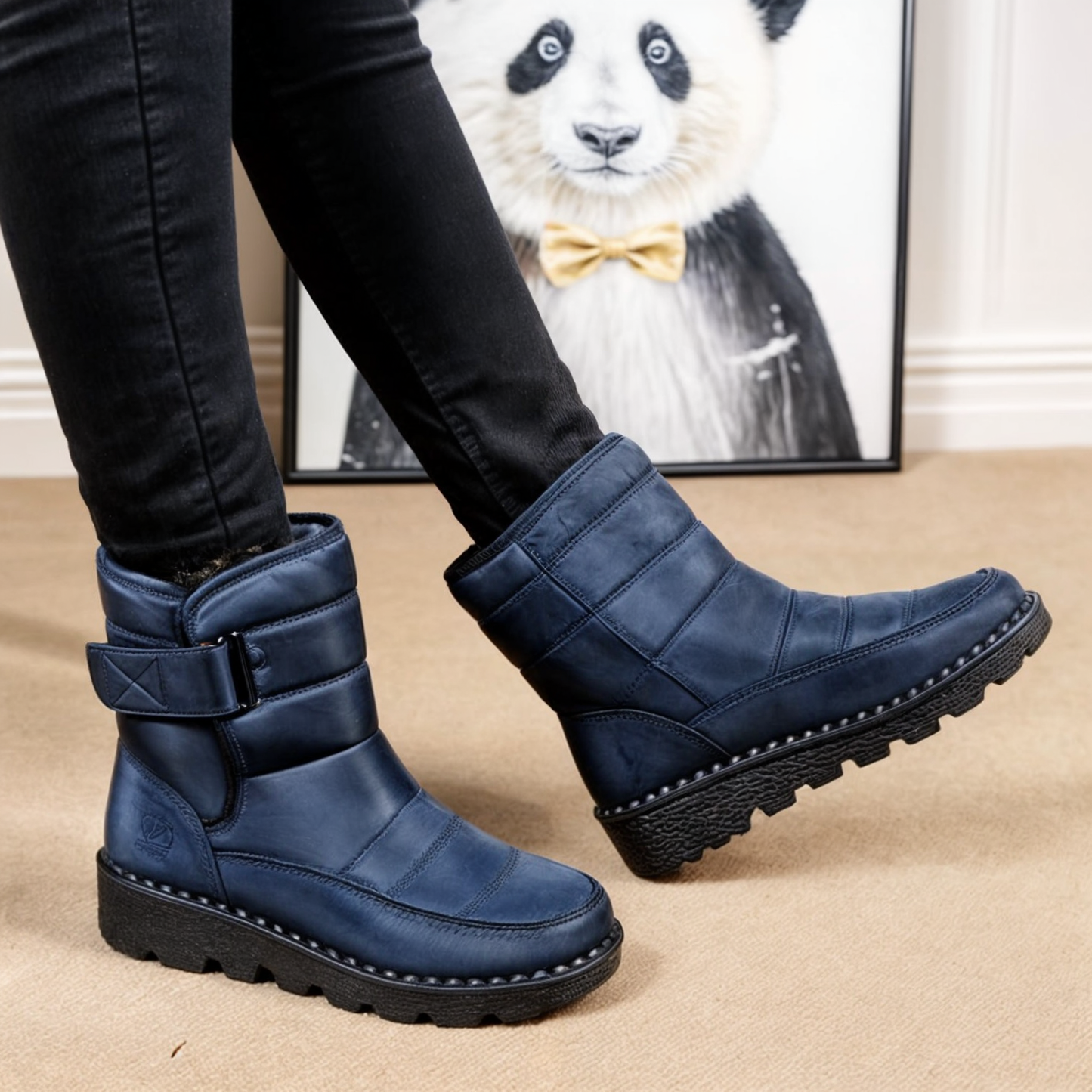 Waterproof non-slip snowboots for women