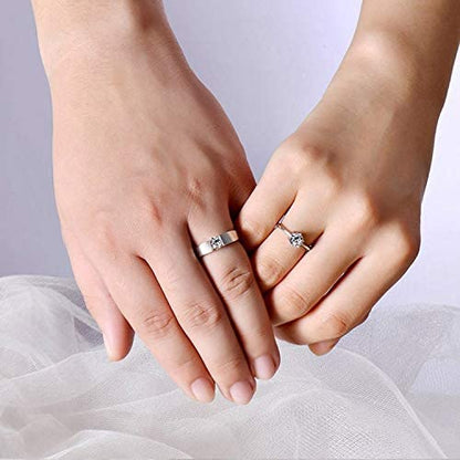 Wedding ring set (2pcs/set)