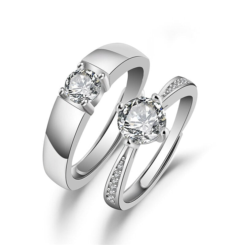 Wedding ring set (2pcs/set)