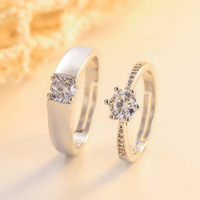 Wedding ring set (2pcs/set)