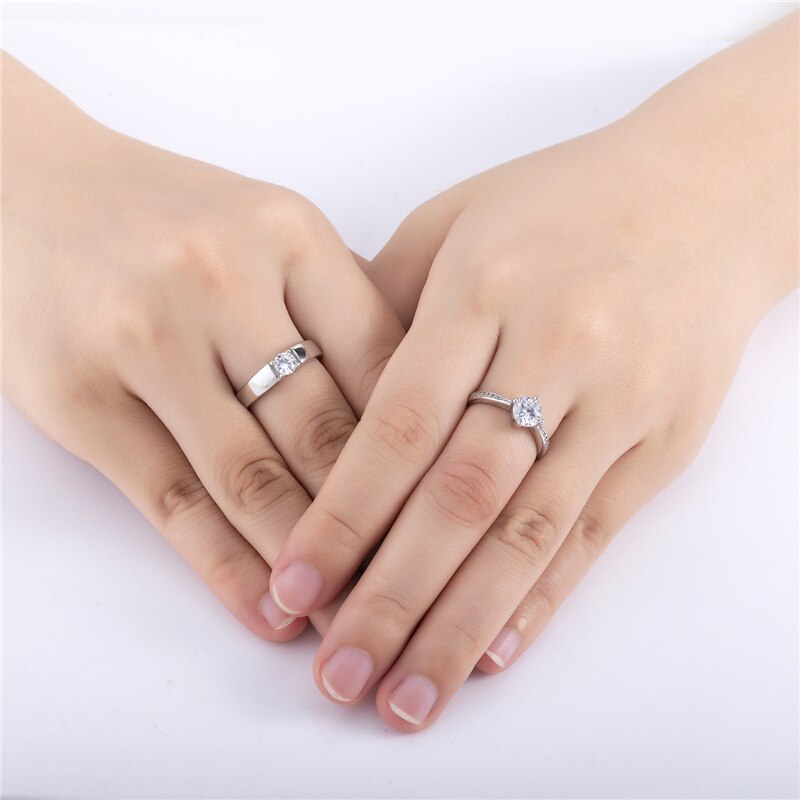 Wedding ring set (2pcs/set)