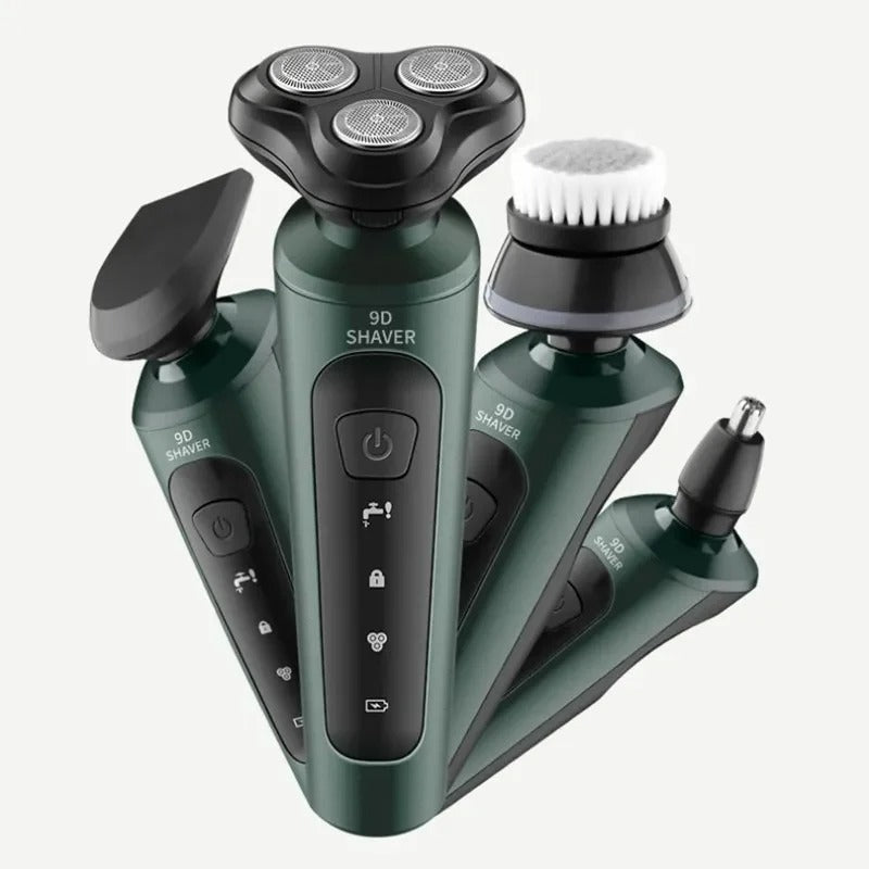 Wet & dry electric trimmer shaving set