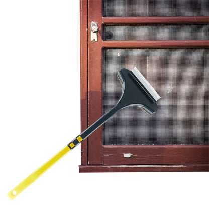 Window screen cleaning brush
