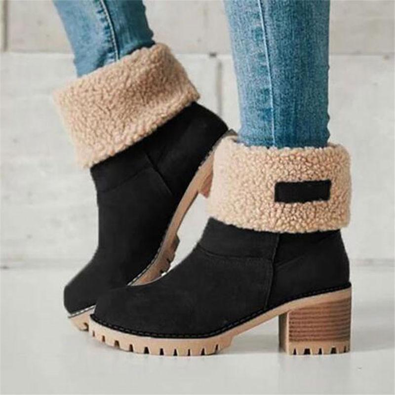 Winter Fur Warm Snow Boots