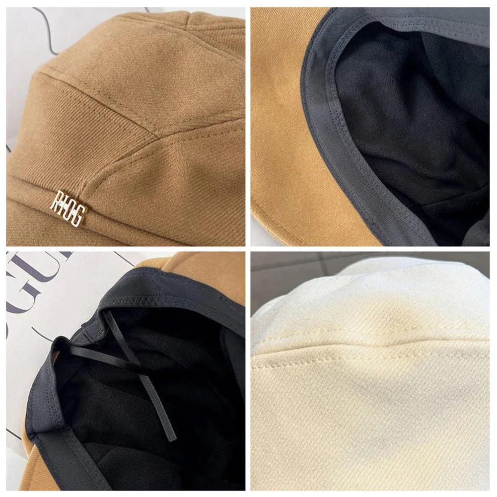 Winter plush beret for ladies