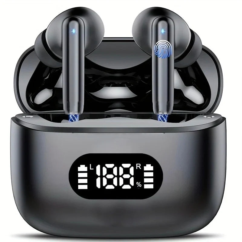 Wireless Bluetooth 5.3 Earphones with Noise Reduction and Transparent Mode