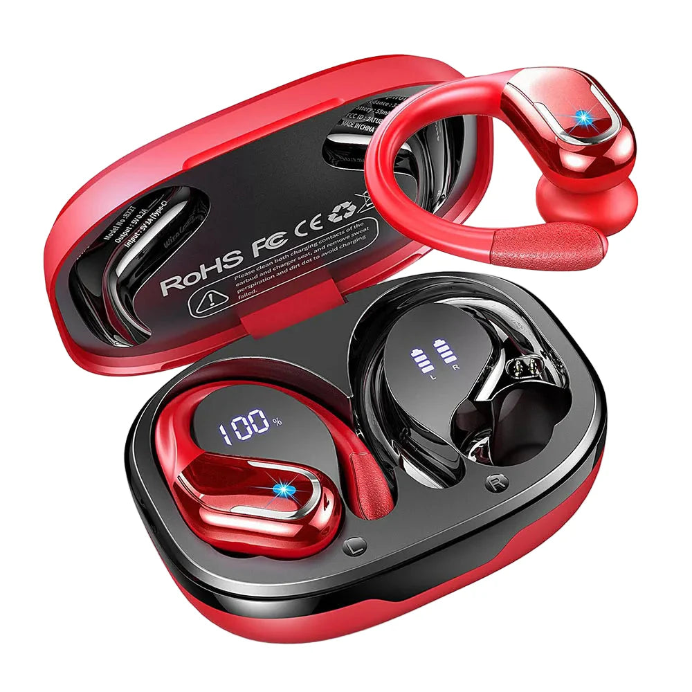 Wireless Bluetooth Earbuds with IP7 Waterproof and 75 Hour Listening Time