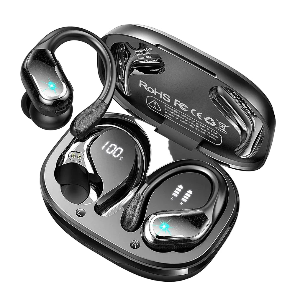 Wireless Bluetooth Earbuds with IP7 Waterproof and 75 Hour Listening Time