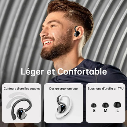 Wireless Bluetooth Earbuds with In-ear Design and Waterproof Function