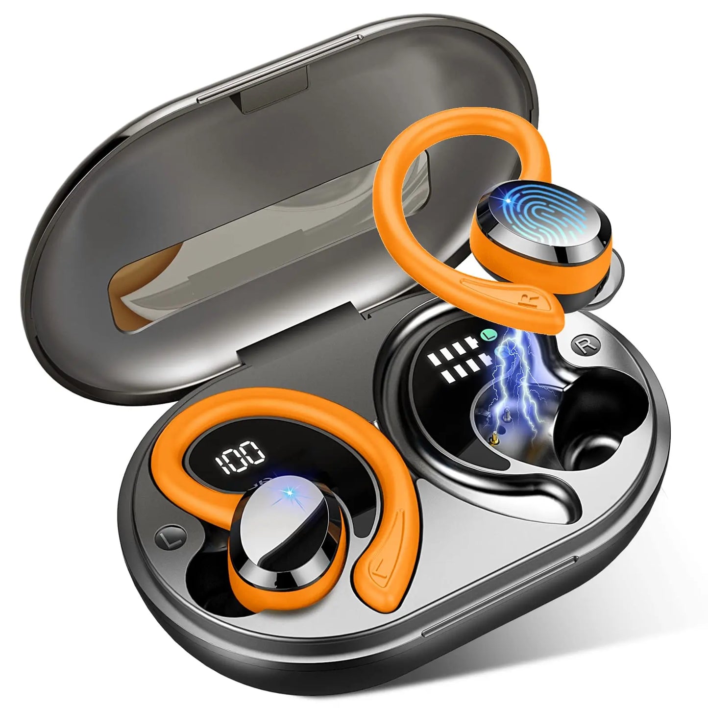 Wireless Bluetooth Earbuds with In-ear Design and Waterproof Function