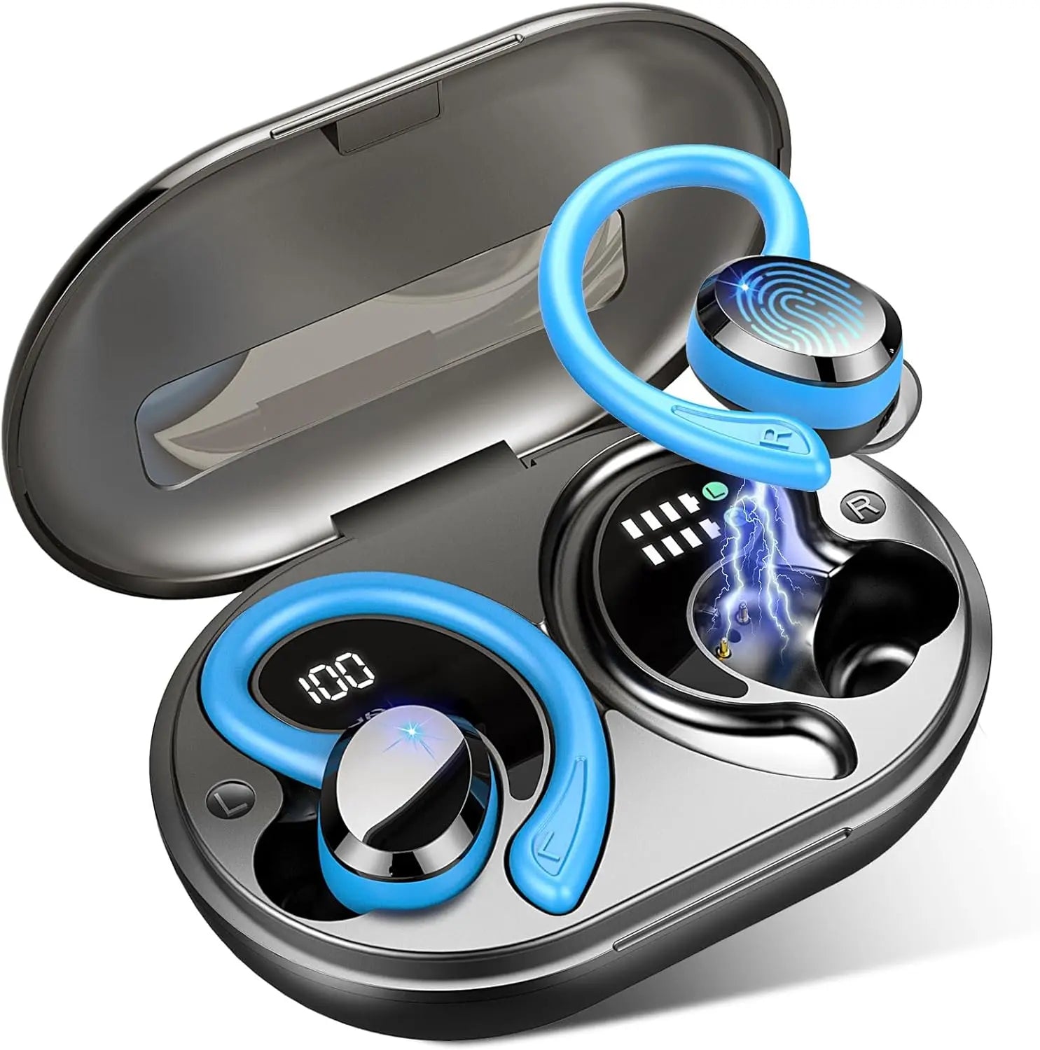 Wireless Bluetooth Earbuds with In-ear Design and Waterproof Function