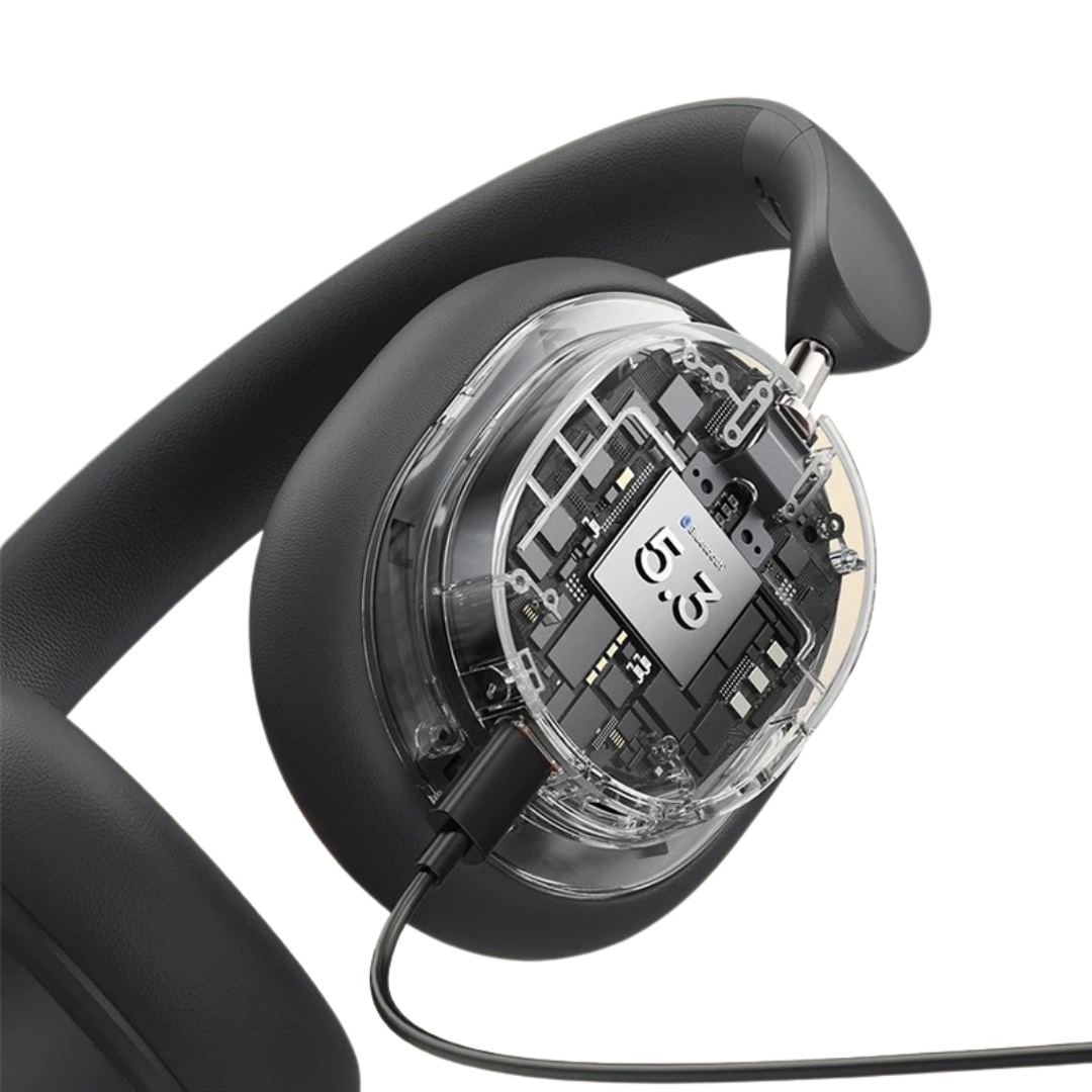 Wireless Bluetooth headphones | 3D sound and noice cancellation - 70 hours playing time - pair with 2 devices