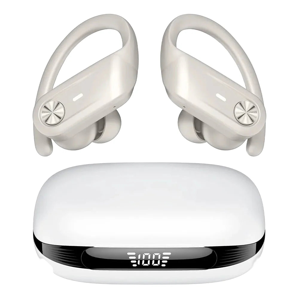 Wireless Earbuds Bluetooth Sport Waterproof Ergonomic With Long Playtime