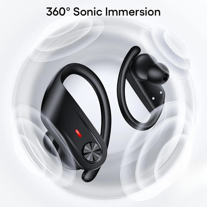 Wireless Earbuds Bluetooth Sport Waterproof Ergonomic With Long Playtime
