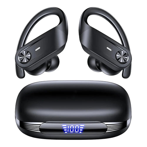 Wireless Earbuds Bluetooth Sport Waterproof Ergonomic With Long Playtime