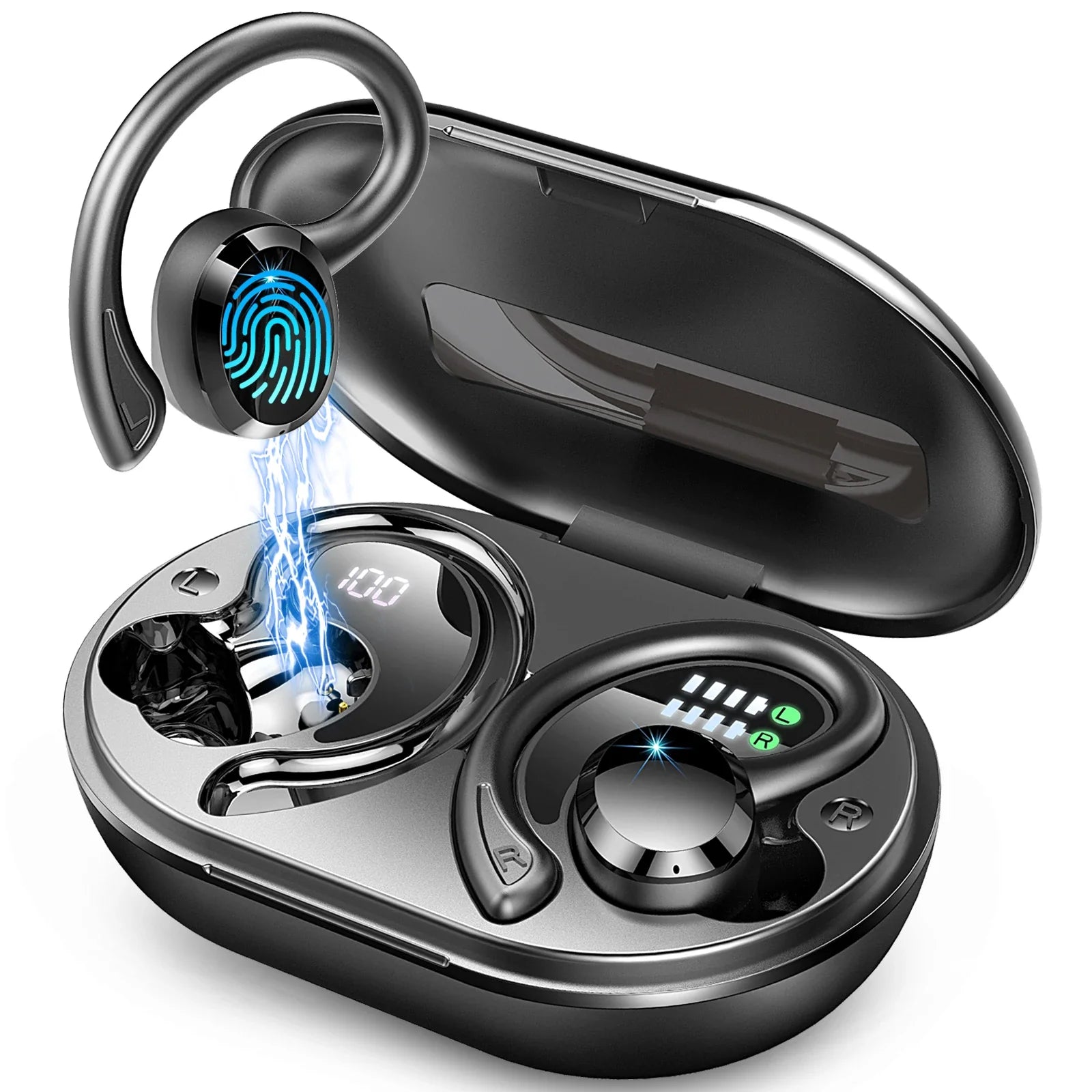 Wireless Earbuds In-Ear With Noise Reduction For Sports