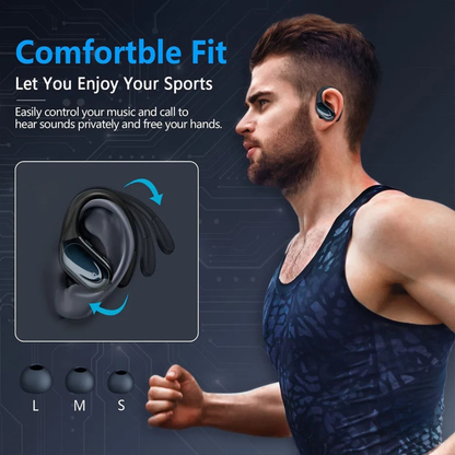 Wireless Earbuds Sport Bluetooth 5.3 with Noise Reduction and Waterproof Design