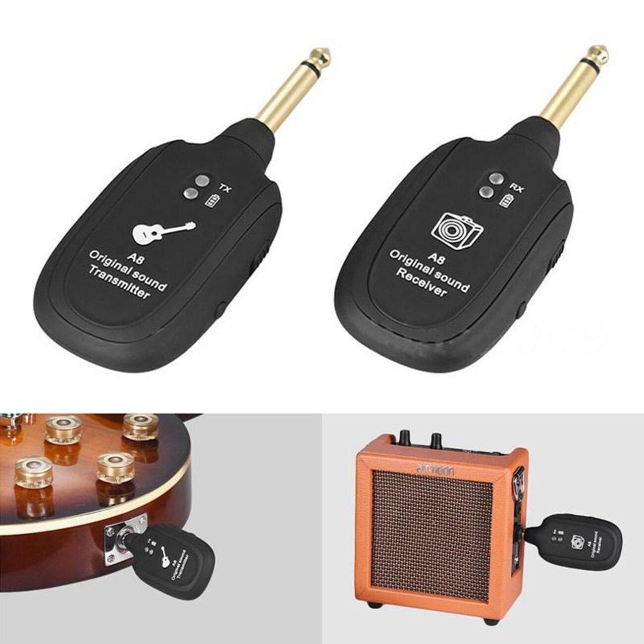 Wireless Guitar Amplifier System | Transmitter & Receiver