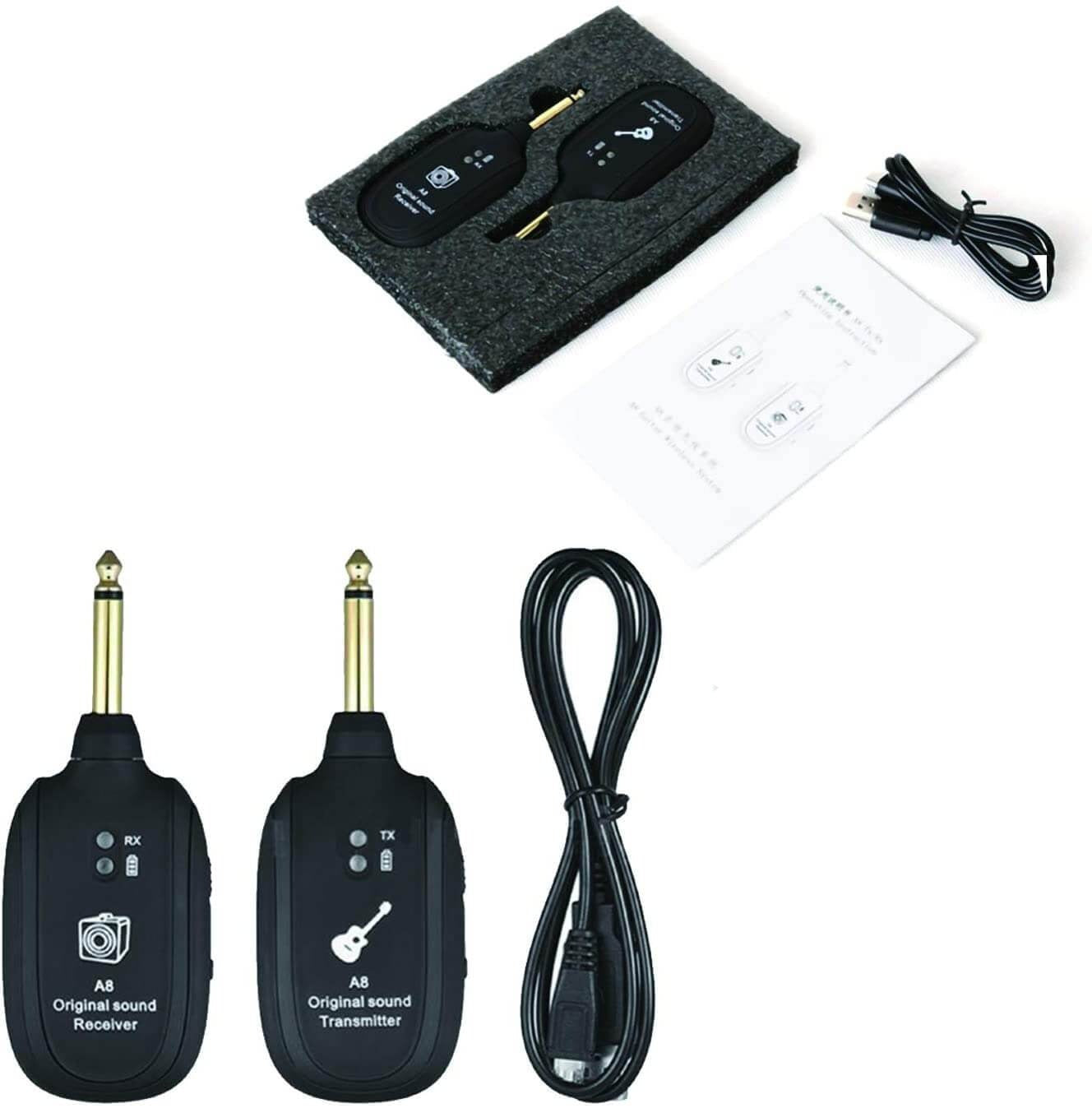 Wireless Guitar Amplifier System | Transmitter & Receiver