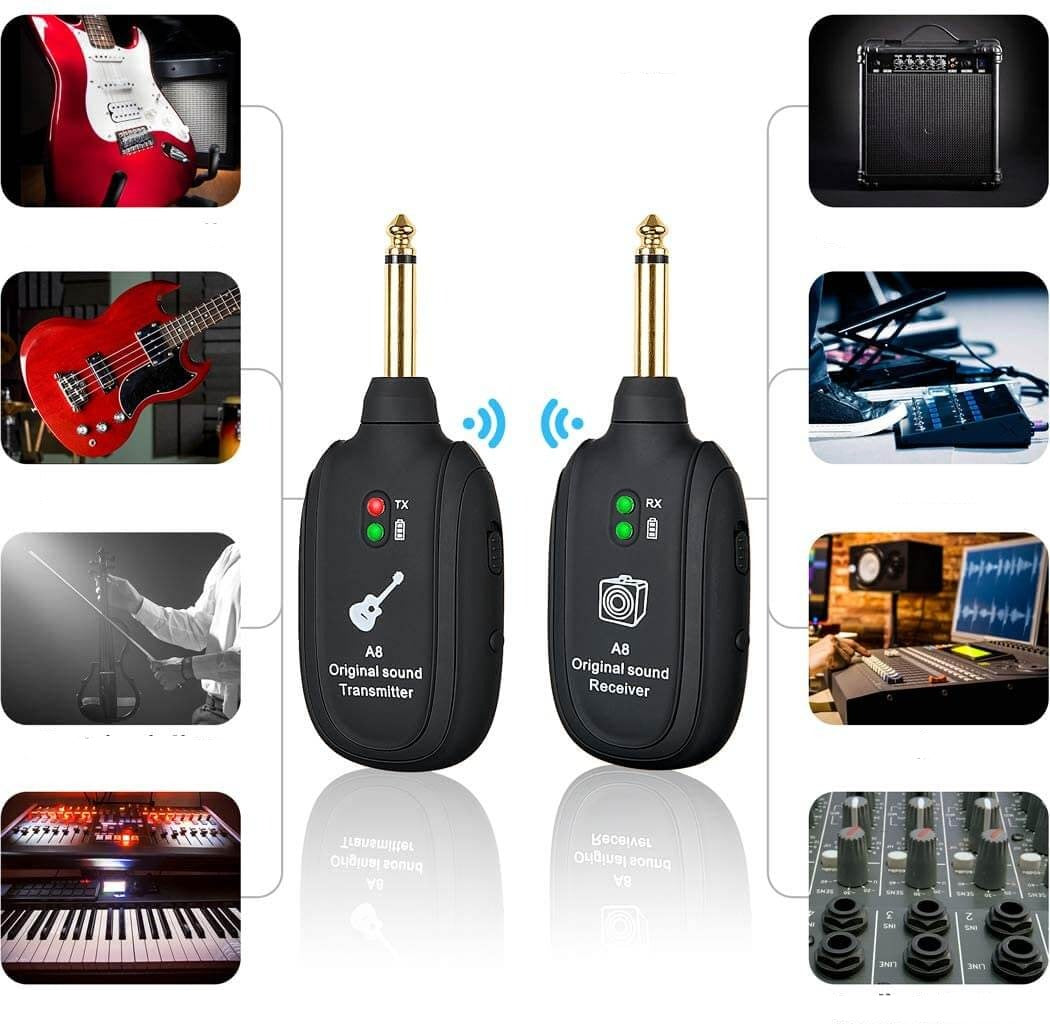 Wireless Guitar Amplifier System | Transmitter & Receiver