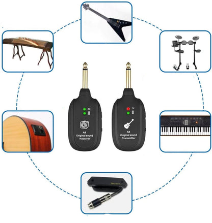 Wireless Guitar Amplifier System | Transmitter & Receiver