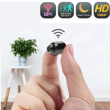 Wireless Mini Camera Wifi Compact 1080P HD With Night Vision