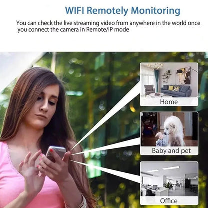 Wireless Mini Camera Wifi Compact 1080P HD With Night Vision