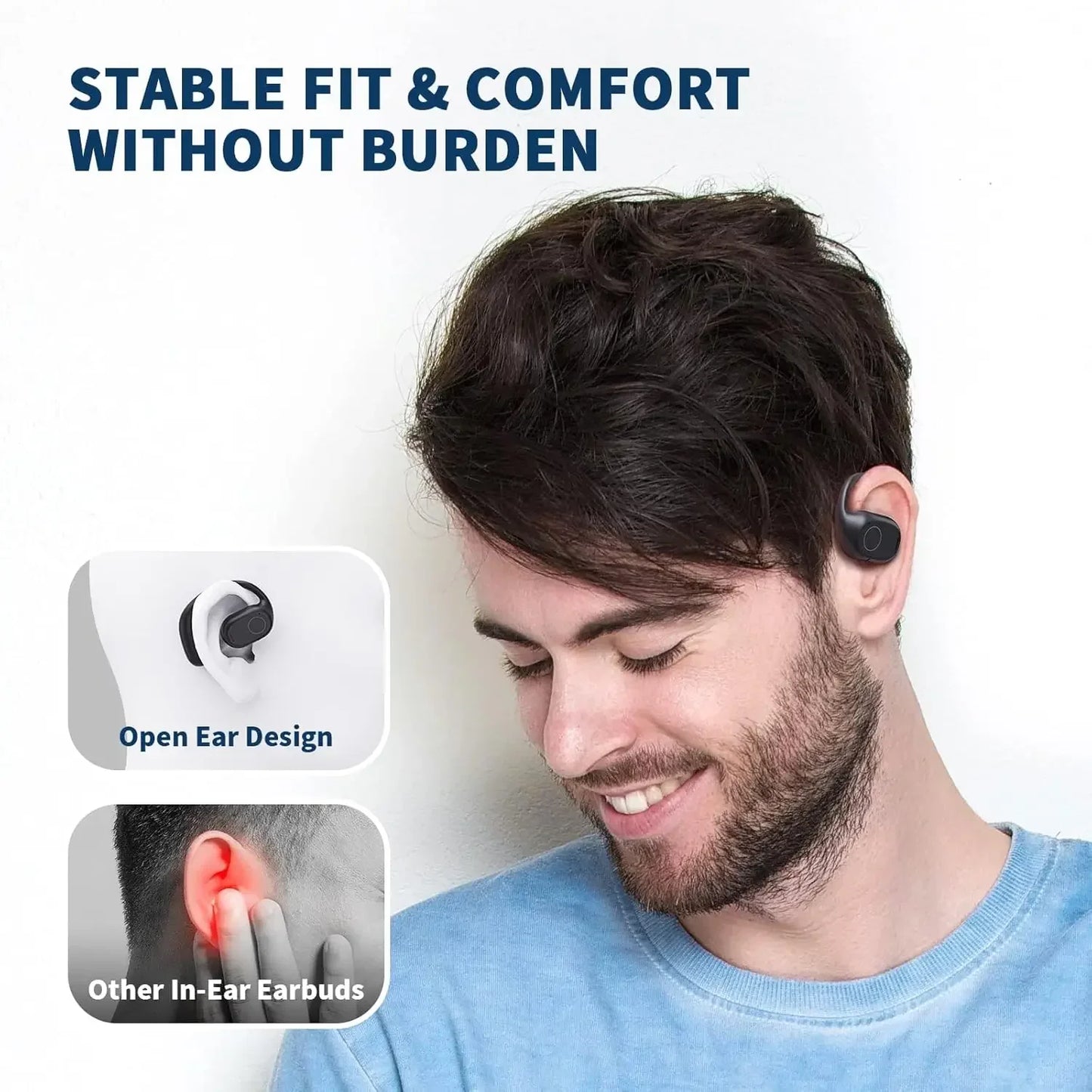 Wireless Sport Earphones with Digital Display for Men and Women