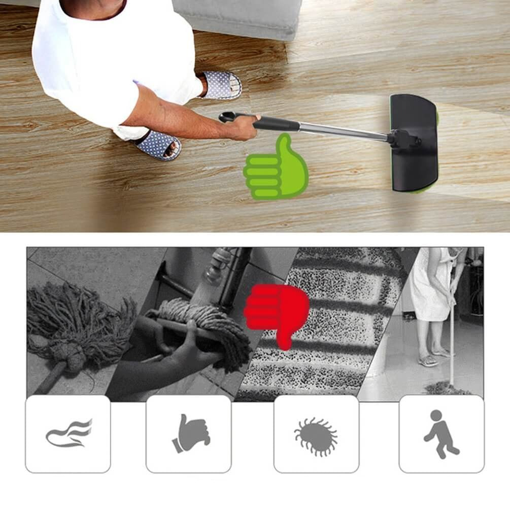 Wireless rechargeable electric mop