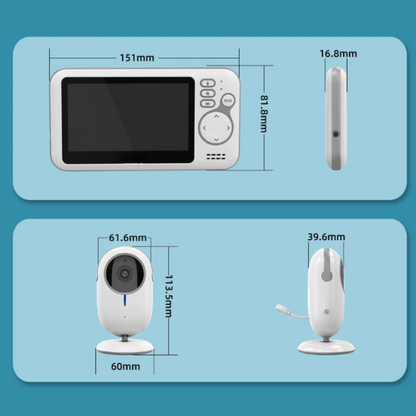 Wireless two-way baby camera