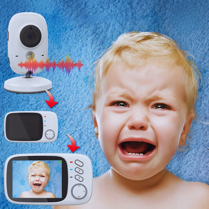High resolution wireless video baby monitor