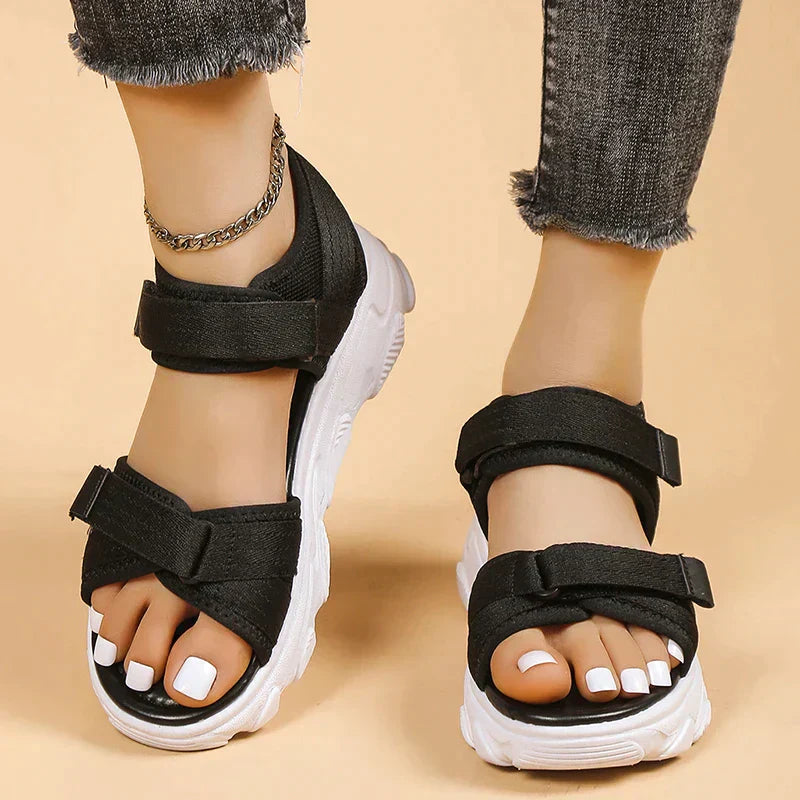 Women Sandals Elegant White Orthopaedic Comfortable Synthetic